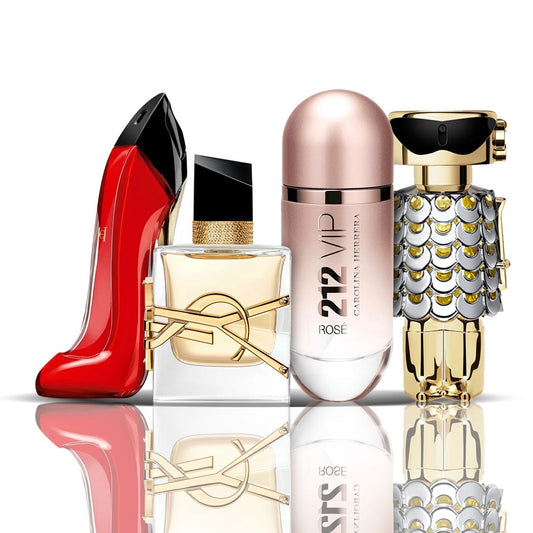 Zestaw 4 perfum | Miss Dior + J'adore + Good Girl + Olympéa – 100 ml